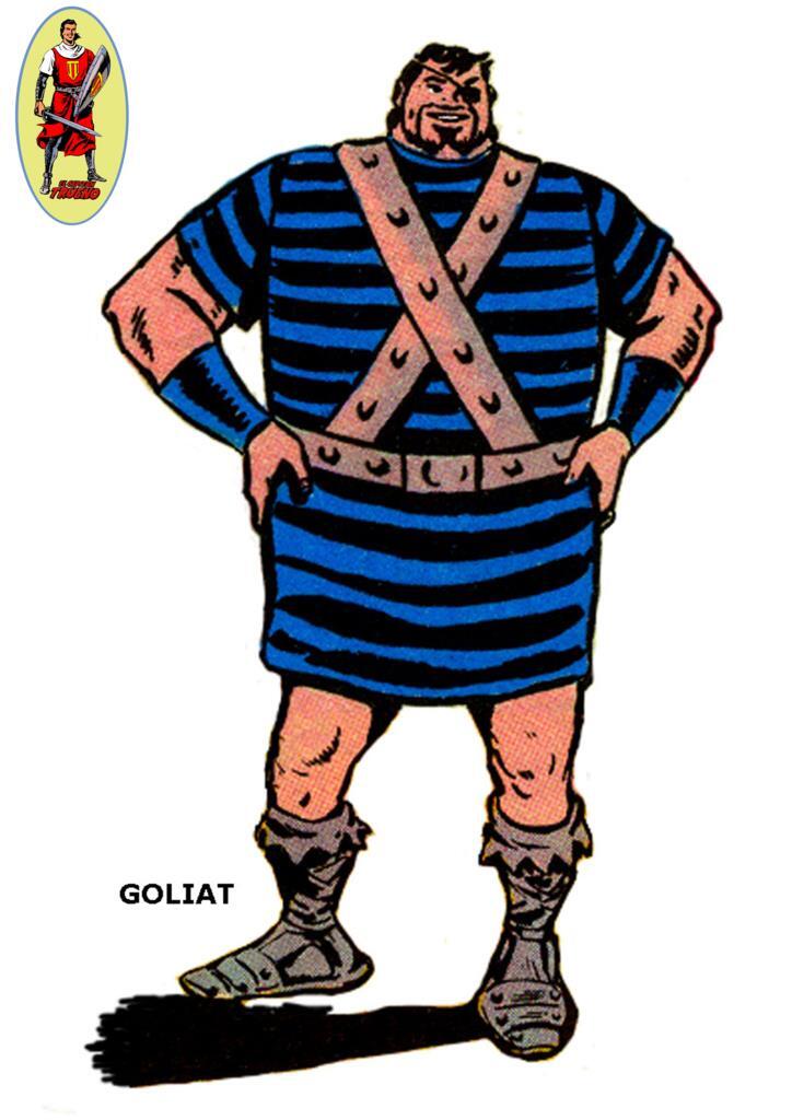 Poster DIN 4 numero 0487: El Capitan Trueno: Goliat