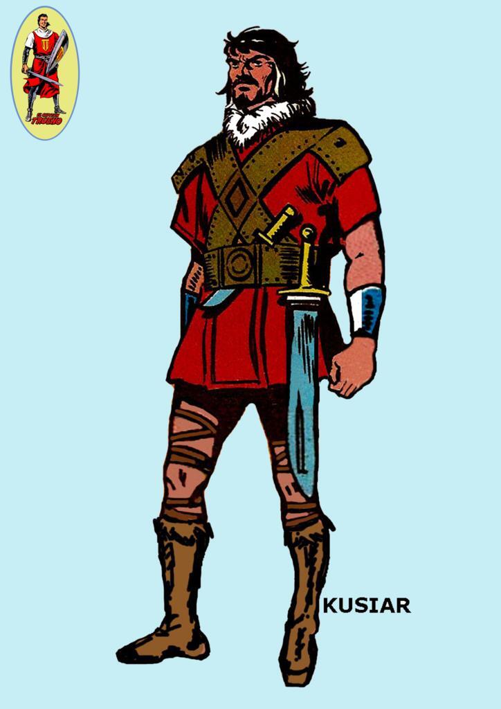 Poster DIN 4 numero 0490: El Capitan Trueno: Kusiar