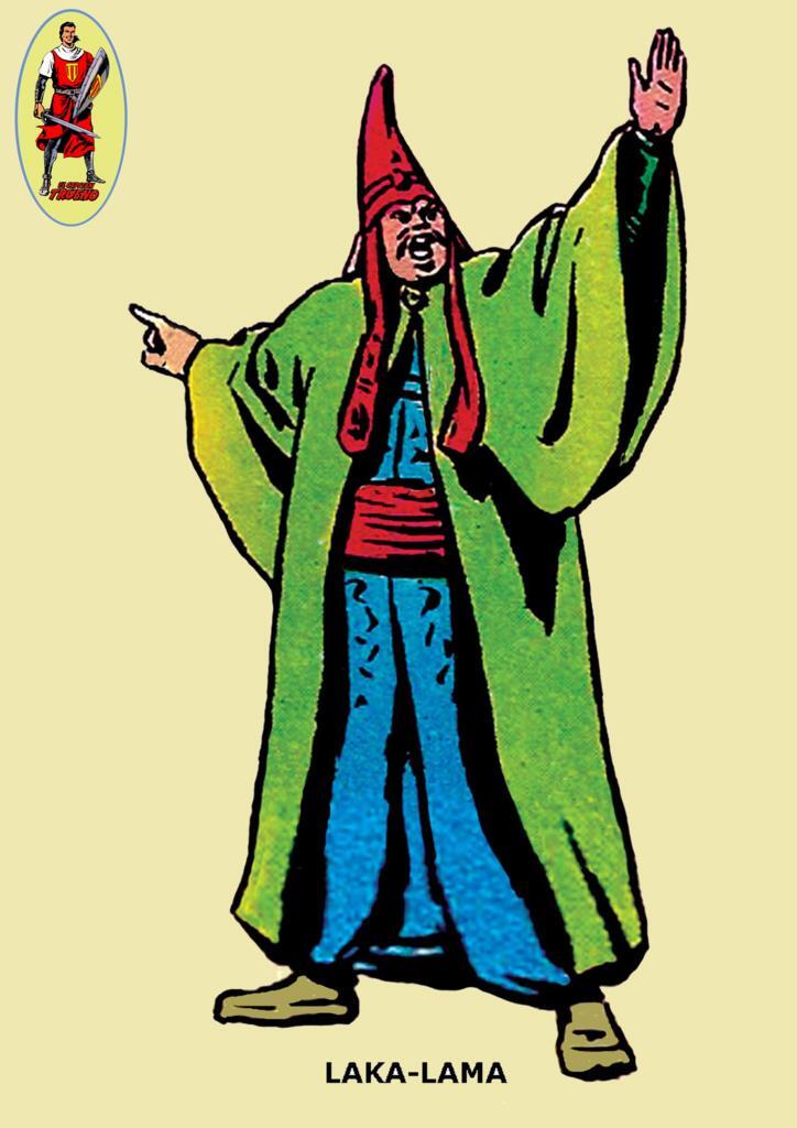 Poster DIN 4 numero 0492: El Capitan Trueno: Laka-Lama