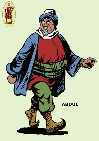 Poster DIN 4 numero 0498: El Capitan Trueno: Abdul