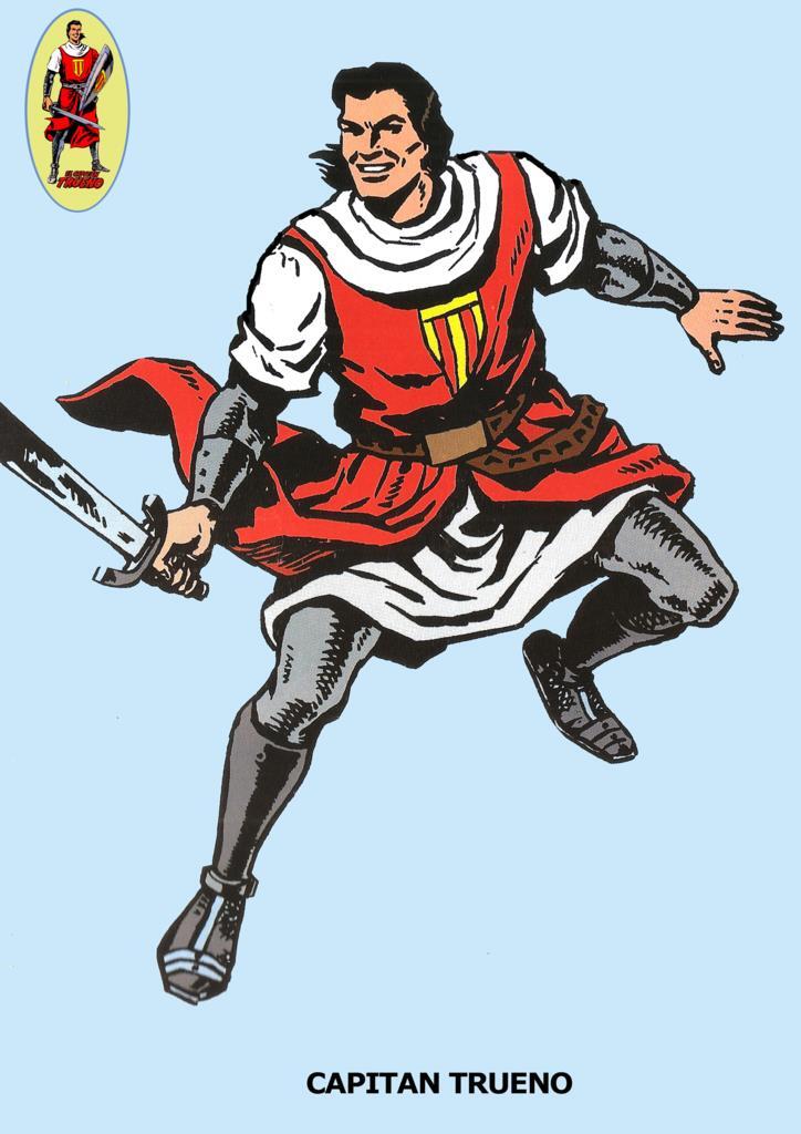 Poster DIN 4 numero 0486: El Capitan Trueno:  