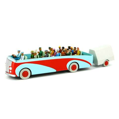 Autobus de Swissair - Tintin, Haddock, Milu, escolta y 14 pasajeros (ref#. 29581)