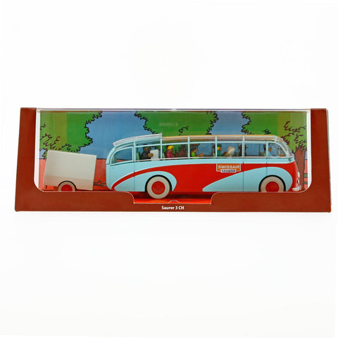 Autobus de Swissair - Tintin, Haddock, Milu, escolta y 14 pasajeros (ref#. 29581)