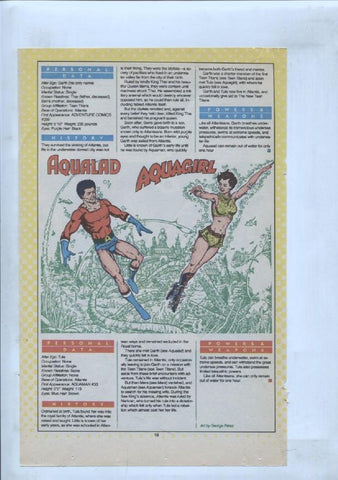 Ficha personaje DC Comics numero 103: Apokolips y Aqualad + Aquagirl