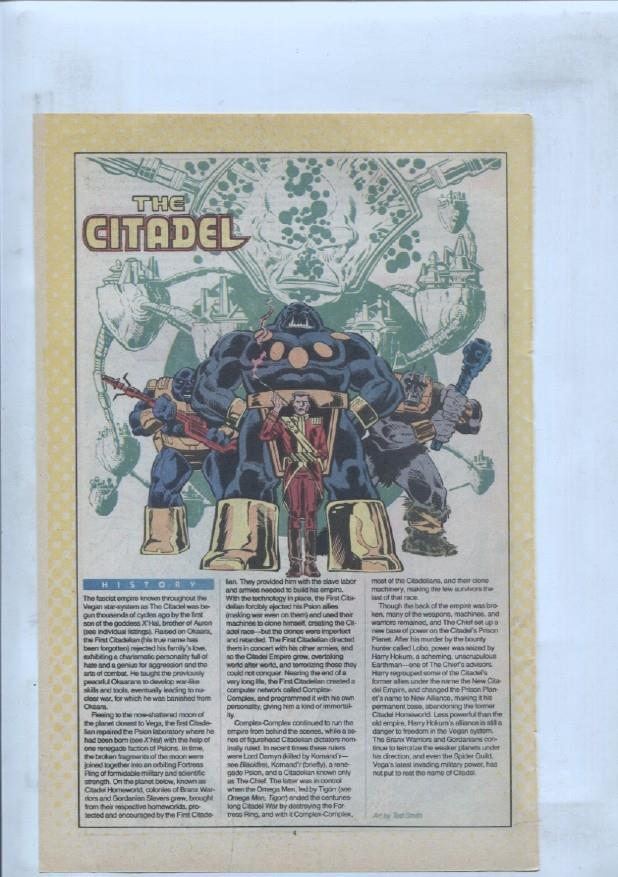 Ficha personaje DC Comics numero 109: Circe y The Citadel