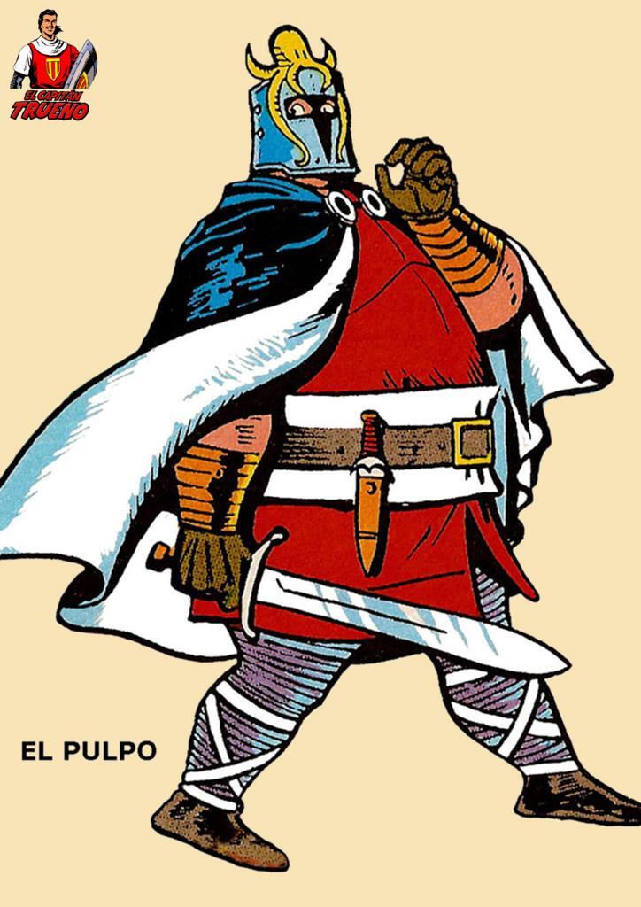 Poster DIN 4 numero 0515: El Capitan Trueno: El Pulpo