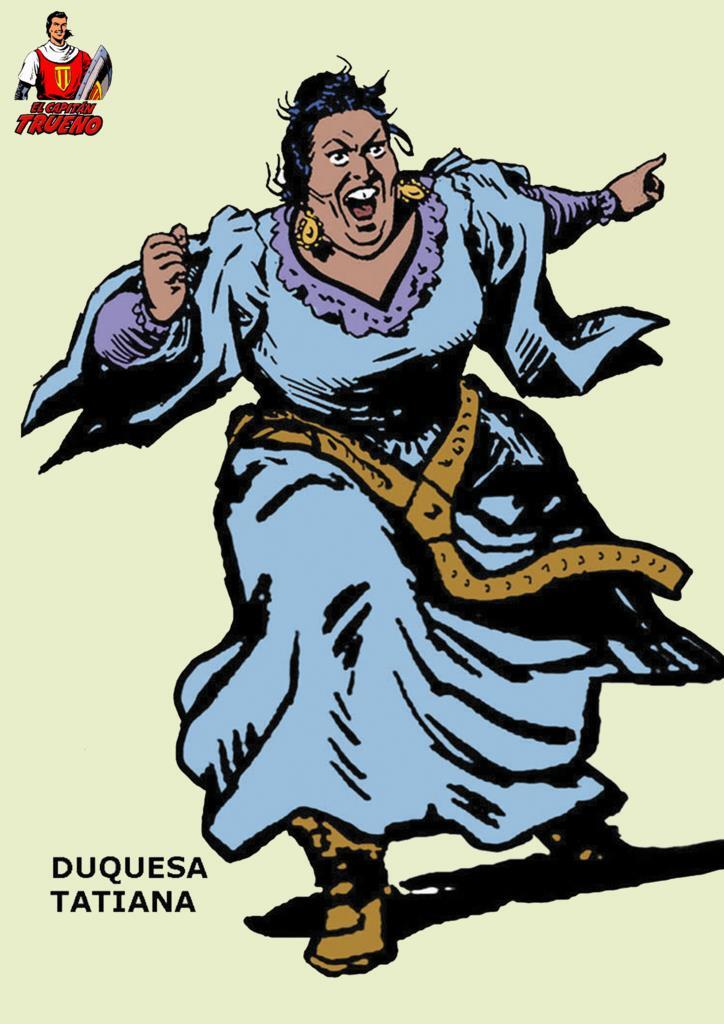 Poster DIN 4 numero 0511: El Capitan Trueno: Duquesa Tatiana