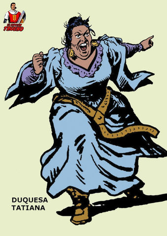Poster DIN 4 numero 0511: El Capitan Trueno: Duquesa Tatiana