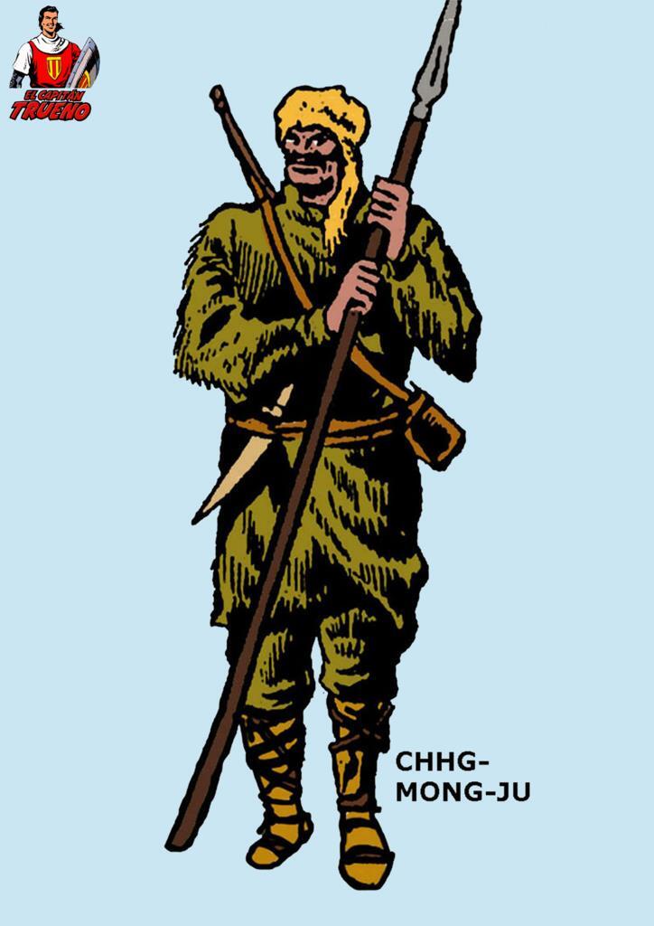 Poster DIN 4 numero 0505: El Capitan Trueno: ChhG-Mong-Ju