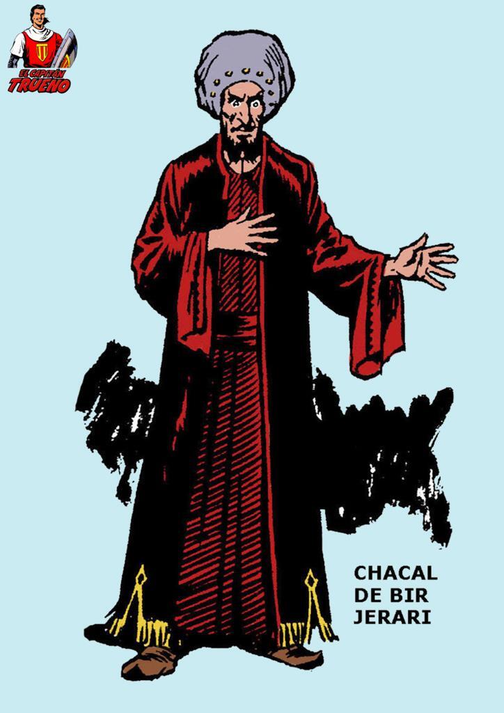 Poster DIN 4 numero 0503: El Capitan Trueno: Chacal de Bir Jerari 