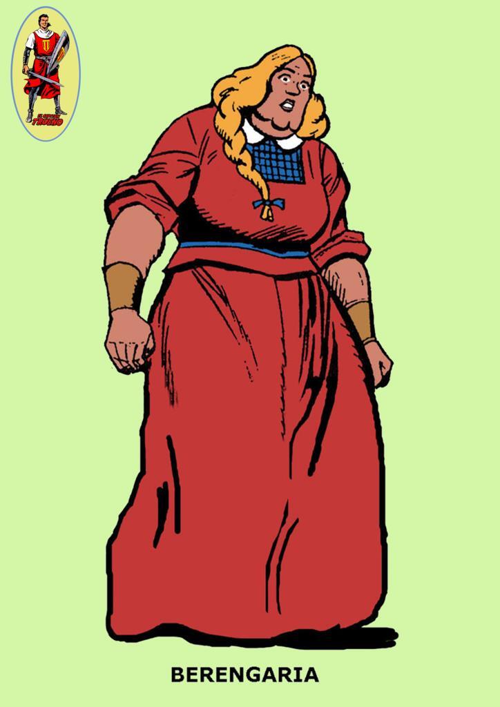 Poster DIN 4 numero 0501: El Capitan Trueno: Berengaria