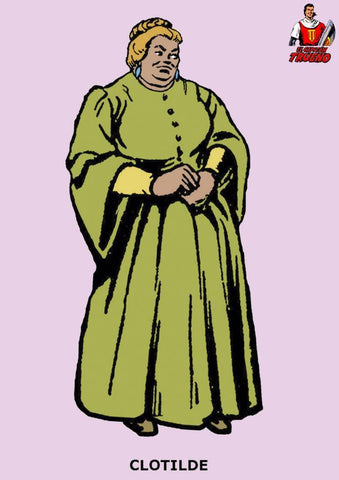 Poster DIN 4 numero 0506: El Capitan Trueno: Clotilde
