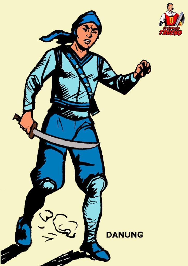 Poster DIN 4 numero 0508: El Capitan Trueno: Danung