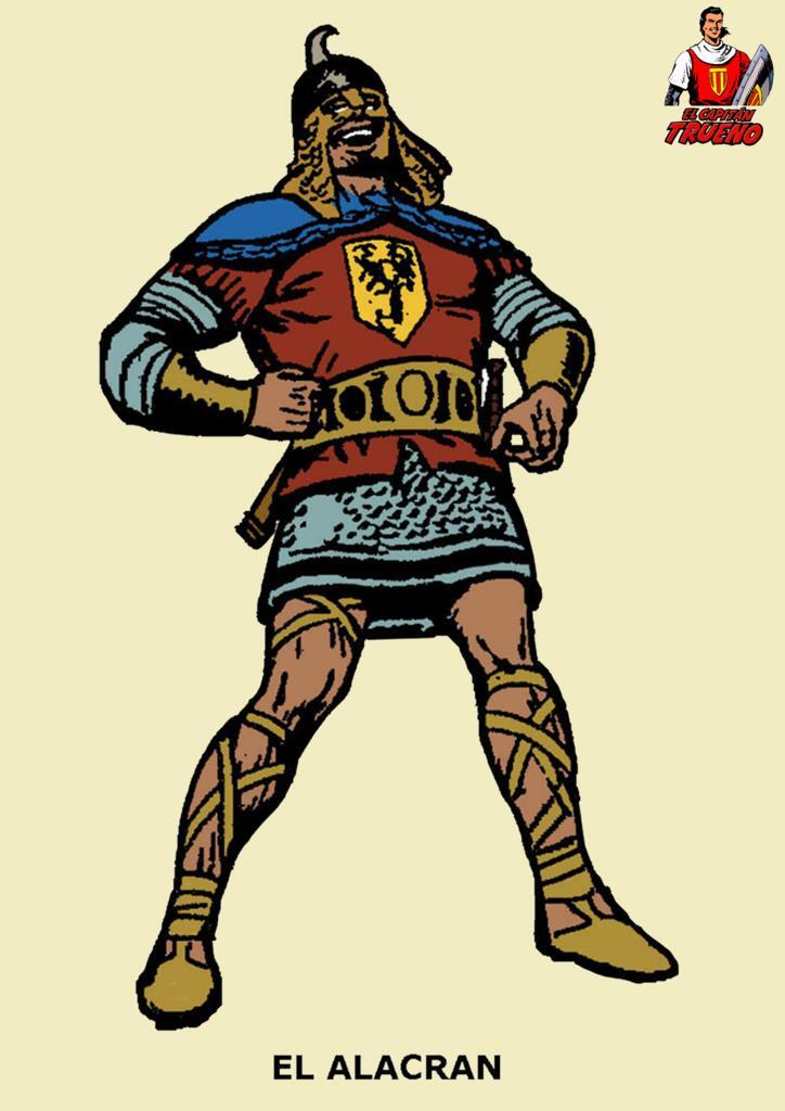 Poster DIN 4 numero 0512: El Capitan Trueno: El Alacran