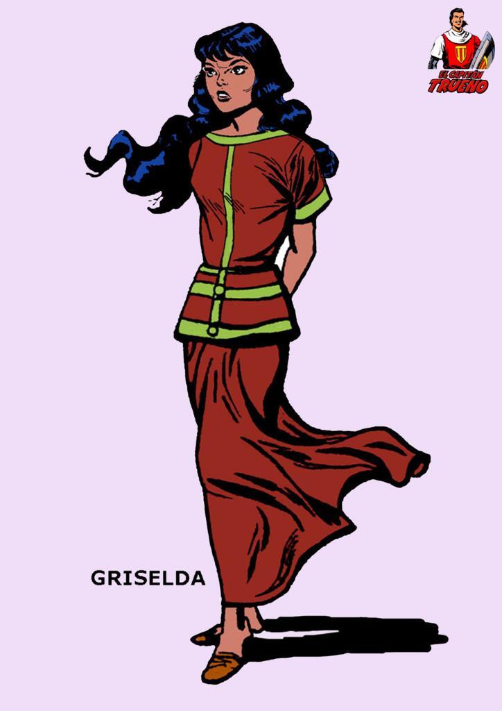 Poster DIN 4 numero 0520: El Capitan Trueno: Griselda