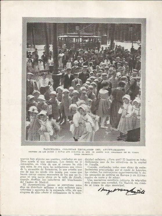LAMINA 25710: Colonias escolares del Ayuntamiento de Barcelona