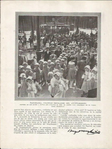 LAMINA 25710: Colonias escolares del Ayuntamiento de Barcelona