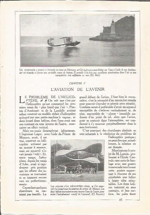 LAMINA 25695: Hidroavion en el puerto de Monaco