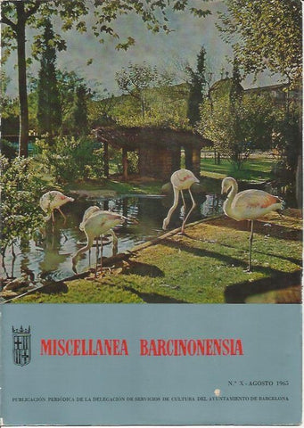 LAMINA 25621: Portada de la revista Miscellanea Barcinonensia,  numero X