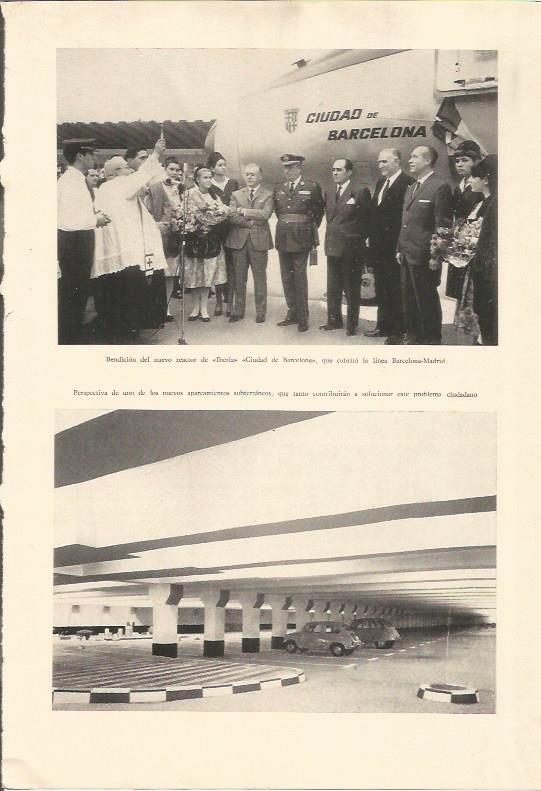 LAMINA 25620: Bendicion del avion Ciudad de Barcelona de Iberia