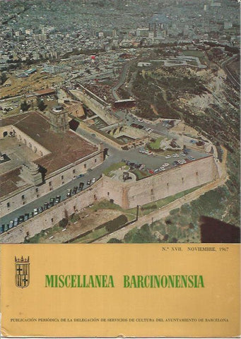 LAMINA 25600: Portada de la revista Miscellanea Barcinonensia,  numero XVII