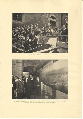 LAMINA 25598: Visita de Franco a Barcelona en 1963
