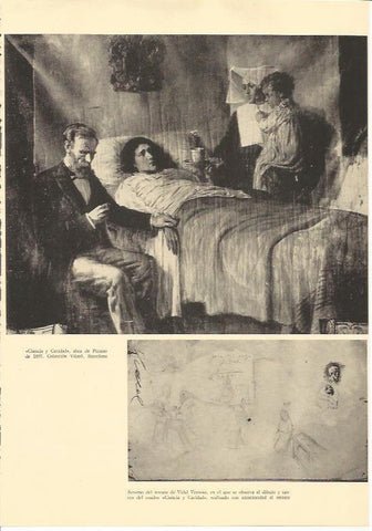 LAMINA 25650: Ciencia y caridad, por Picasso