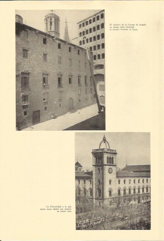 LAMINA 25648: Torre de la Universidad de Barcelona y Archivo de la Corona de Aragon