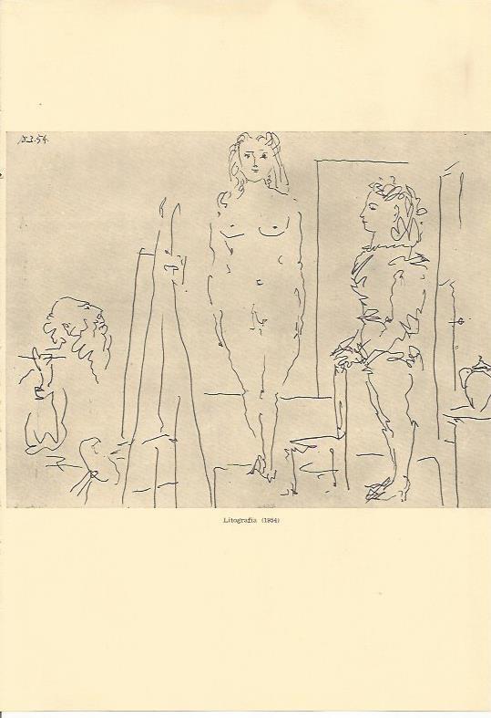 LAMINA 25630: Litografia del 1954, por Picasso
