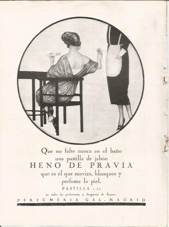 LAMINA 25815: Publicidad de jabon Heno de Pravia