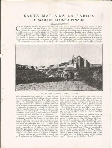 LAMINA 25811: Vista de Palos de Moguer