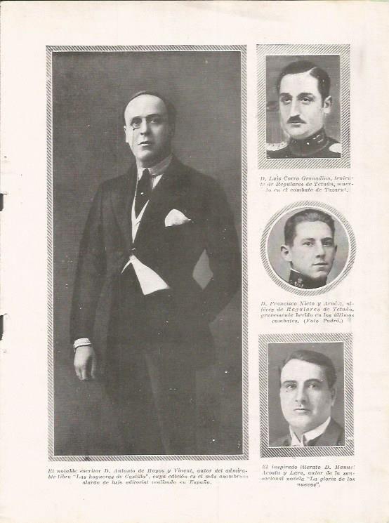 LAMINA 25809: Antonio de Hoyos, Luis Corro, Francisco Nieto y  Manuel Acosta
