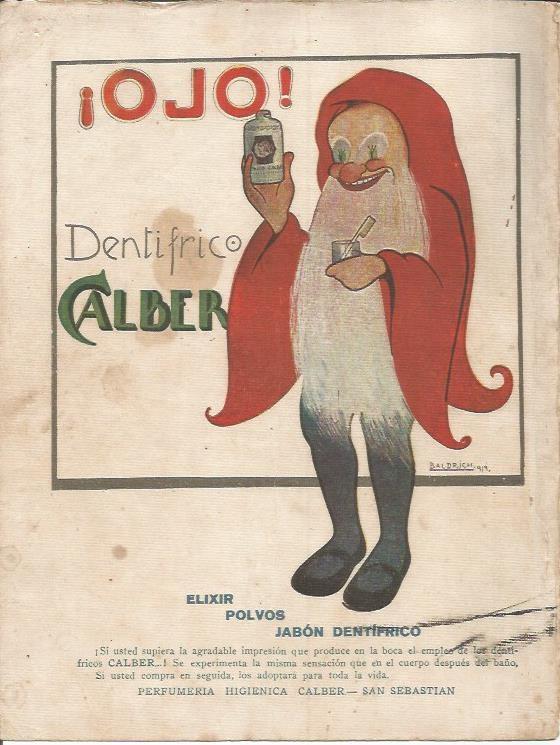 LAMINA 25799: Publicidad de dentrifico Calber