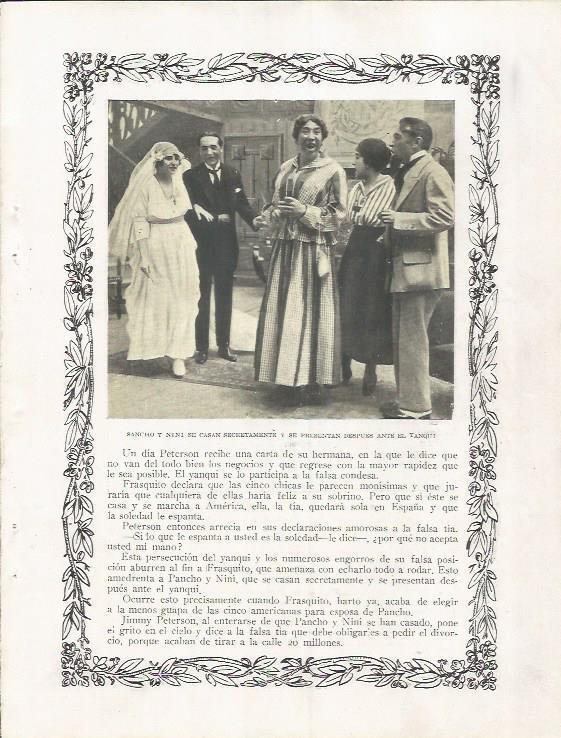LAMINA 25790: Escena de boda de La Tia de Pancho