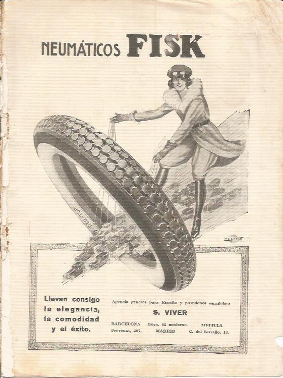 LAMINA 25819: Publicidad de neumaticos Fisk