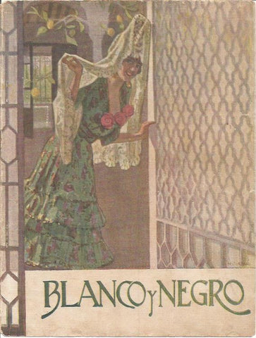 LAMINA 25820: Portada de Blanco y Negro y trasera con publicidad de Heno de Pravia