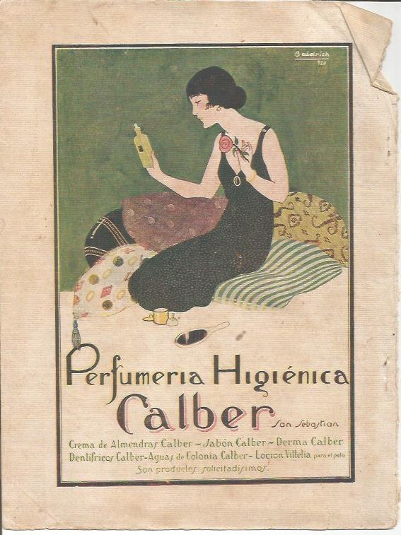 LAMINA 25844: Publicidad de Perfumeria Calber de San Sebastian
