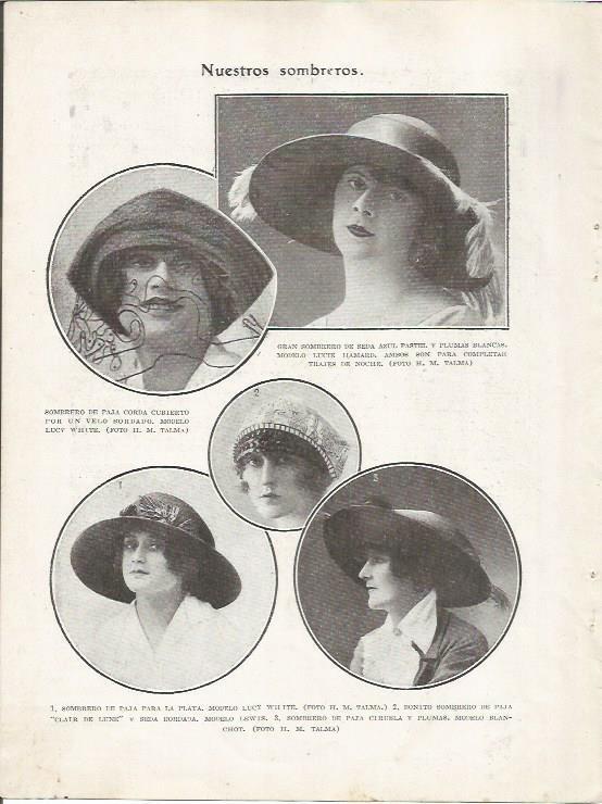 LAMINA 25753: Modelos de sombreros