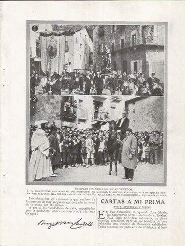 LAMINA 25783: Fiestas de Verano en Guipuzcoa