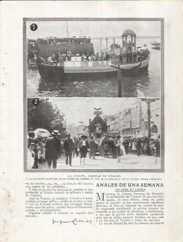 LAMINA 25781: Fiestas de Verano en La Coruña