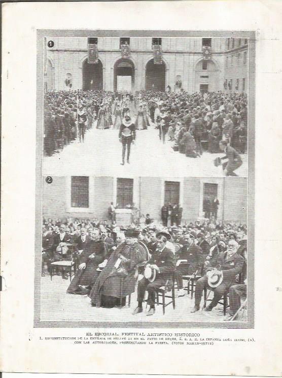 LAMINA 25764: Festival Historico en El Escorial