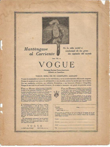 LAMINA 25759: Publicidad de Vogue