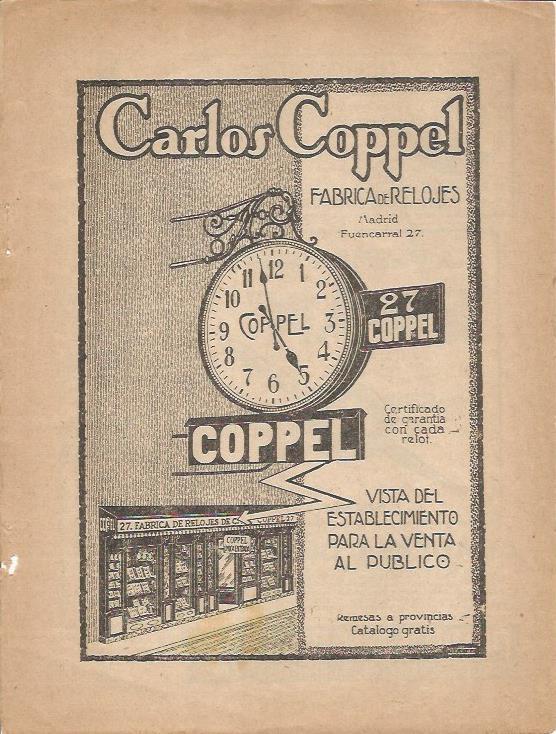 LAMINA 25757: Publicidad de Carlos Coppel en Madrid