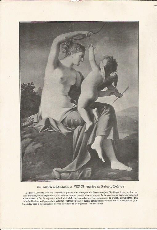 LAMINA 25419: El amor desarma a Venus, por R. Lefevre