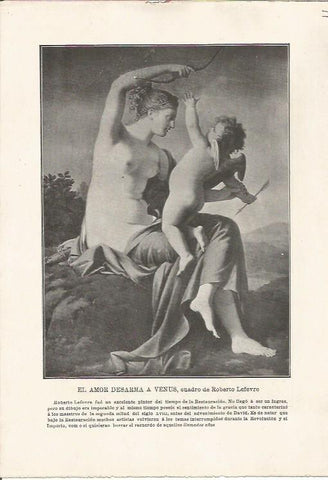 LAMINA 25419: El amor desarma a Venus, por R. Lefevre
