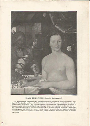 LAMINA 25414: Diana de Poitiers, autor desconocido