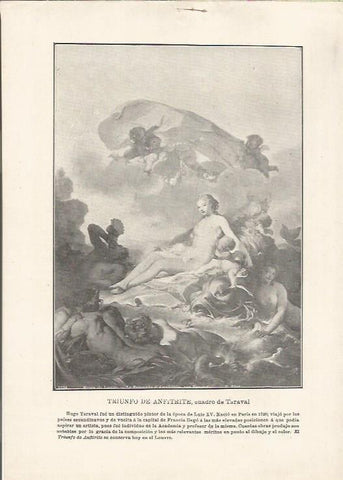 LAMINA 25402: Triunfo de Anfitrite, por Taraval