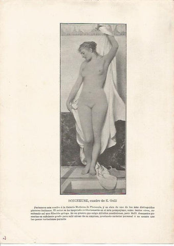 LAMINA 25428: Boigneuse, por E. Gelli