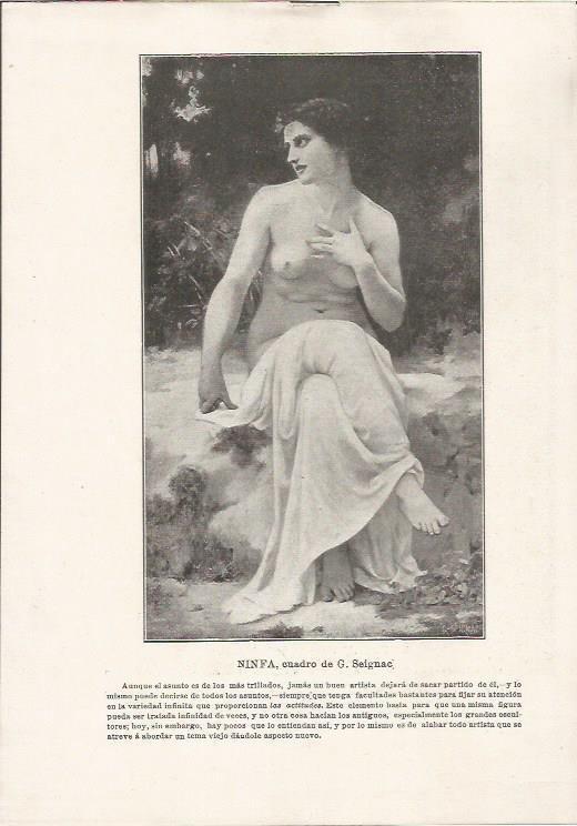 LAMINA 25430: Ninfa, por G. Segnac