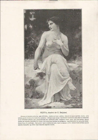 LAMINA 25430: Ninfa, por G. Segnac